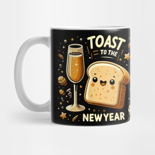 Funny toast to the new year Mug